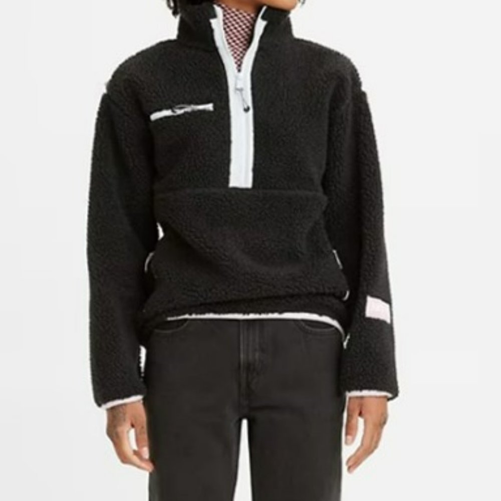 Levi's Monty Sherpa Pullover- Black